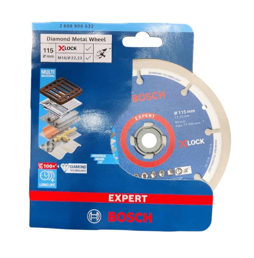 DISCO DE CORTE DIAMANTADO SEG. 4 1/2 X 7/8" 115 X 22 MM P/CORTE DE HIERRO REF. 36811 / 875260 BOSCH