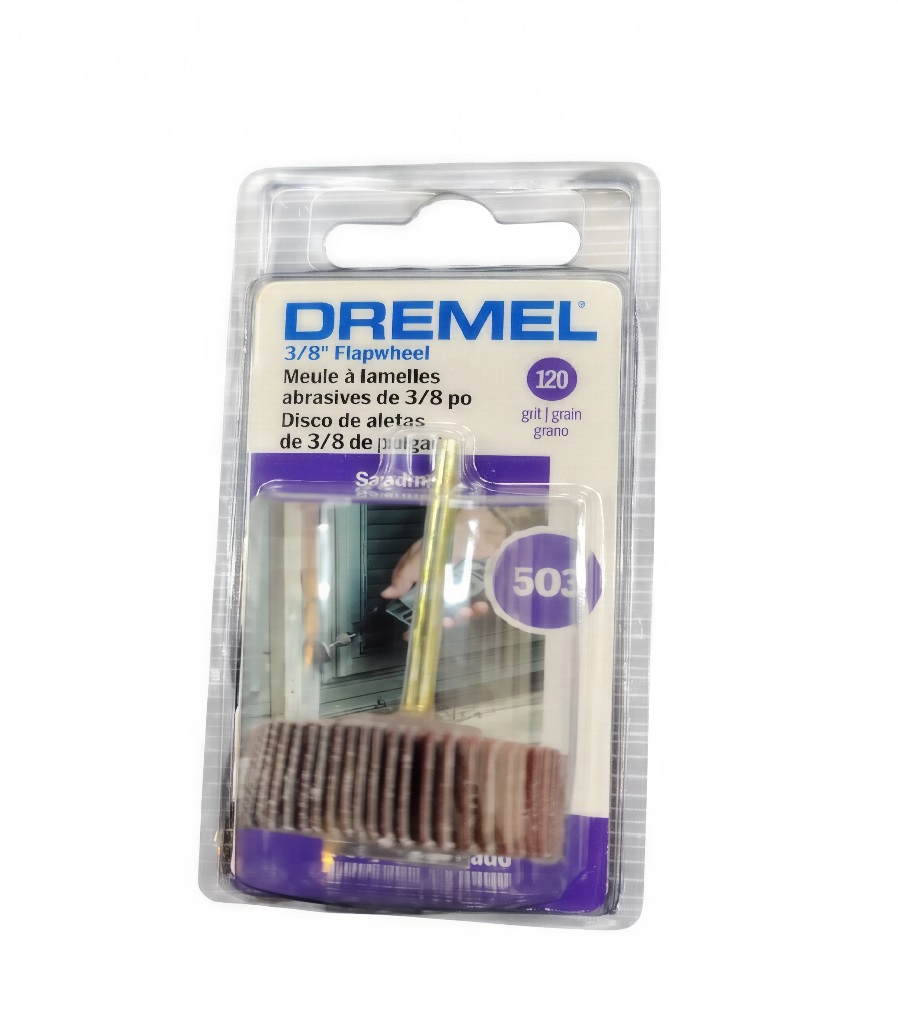 DISCO DE LIJA C/ALETA GRANO 120 3/8" PARA DREMEL MOD. 503 REF. 863023 / 2615000503 MARCA DREMEL