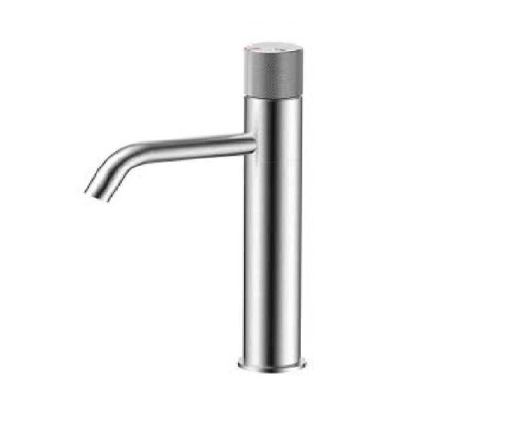 GRIFERIA PARA LAVAMANOS MONOMANDO SERIE SUPREME SATIN REF. 14.700.1101.ST MARCA QUALITY METAL
