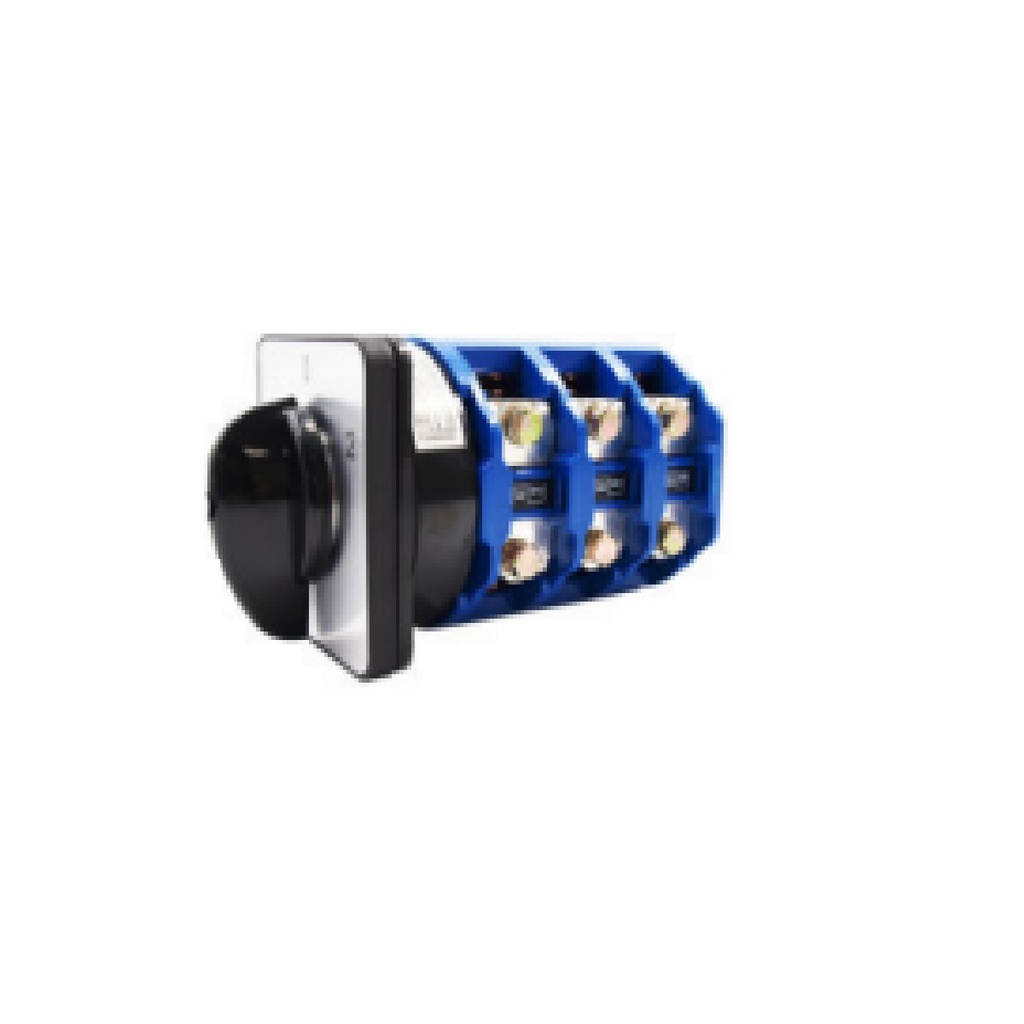 INTERRUPTOR GIRATORIO DE POTENCIA 1-0-2 32A REF. CON14180 MARCA ANDELI