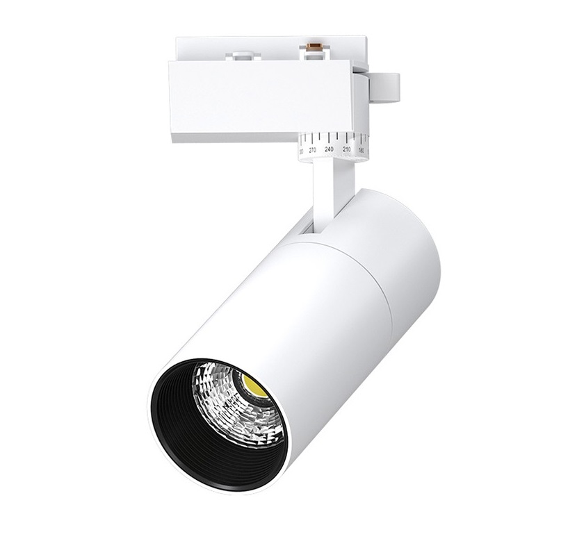 LAMPARA LED INTEGRADA T/BALA 20W 4000K 100-285V BLANC P/RIEL TRACK LIGHT REF LPTRL-20F02 MARCA LIPER