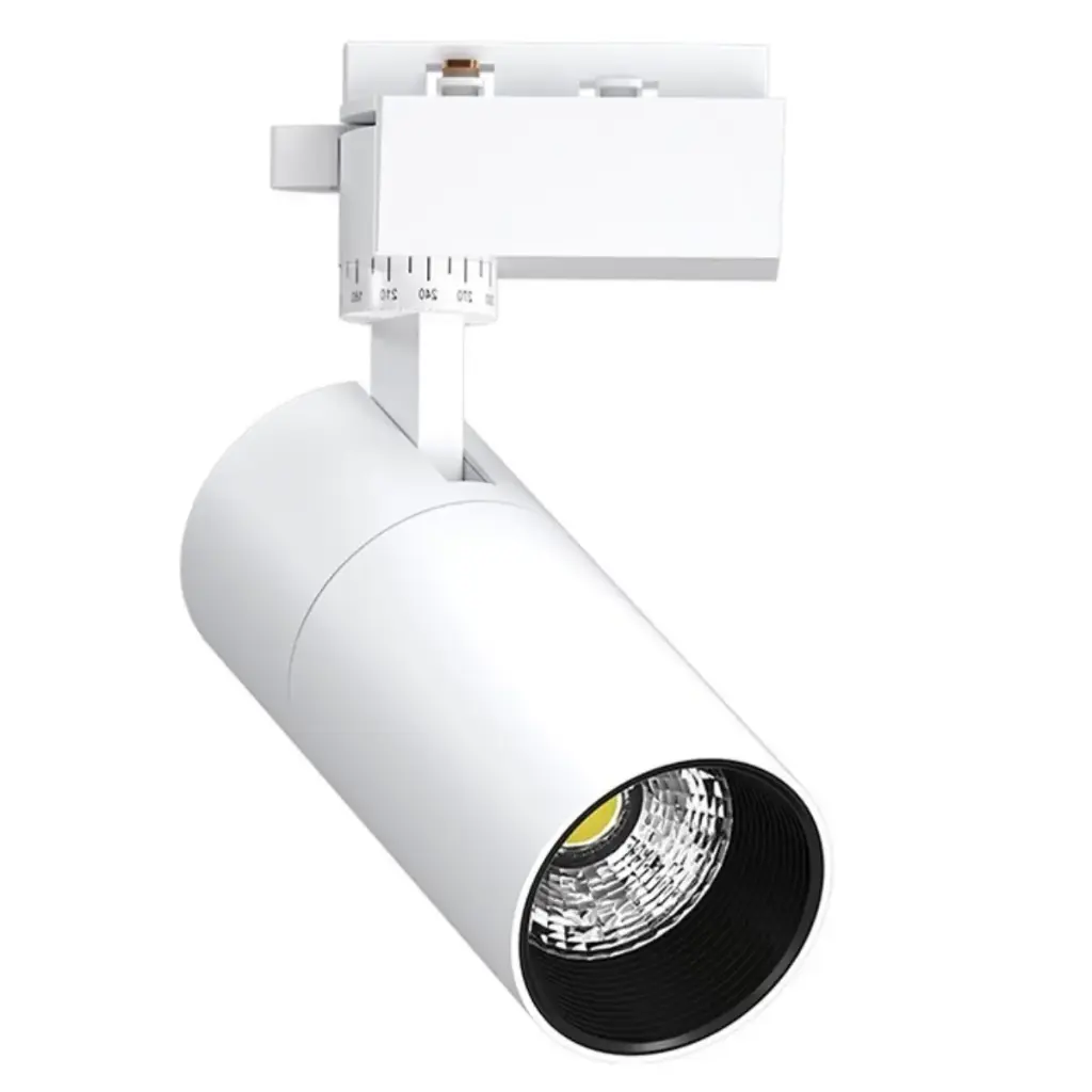 LAMPARA LED INTEGRADA T/BALA 20W 4000K 100-285V BLANC P/RIEL TRACK LIGHT REF LPTRL-20F02 MARCA LIPER