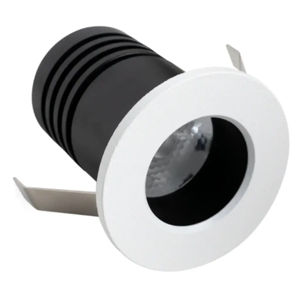 LAMPARA LED MINI RING SPOT LIGHT 3 W 3000 K 38 X 45 MMCOLOR BLANCO REF. LUM-764-W  MARCA LUMIND