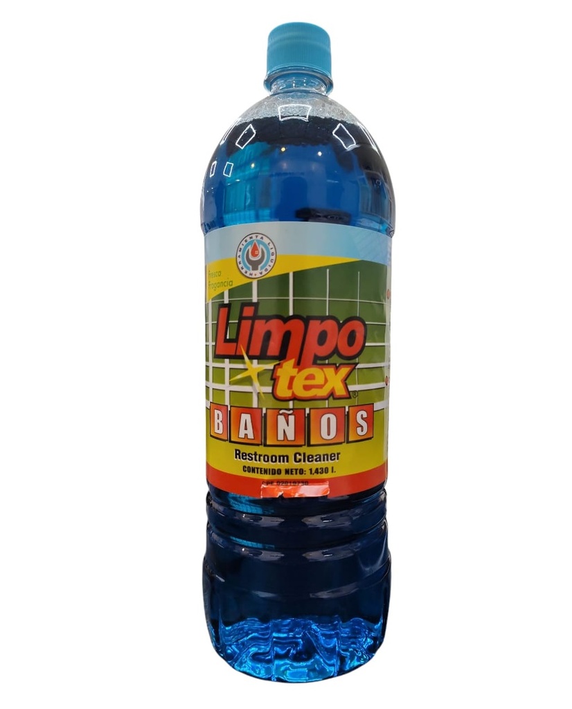 LIMPIADOR DE BAÑOS 1,430 LTS 48 OZ FRESCA FRAGANCIA COD.110066 REF. T1006 MARCA LIMPOTEX