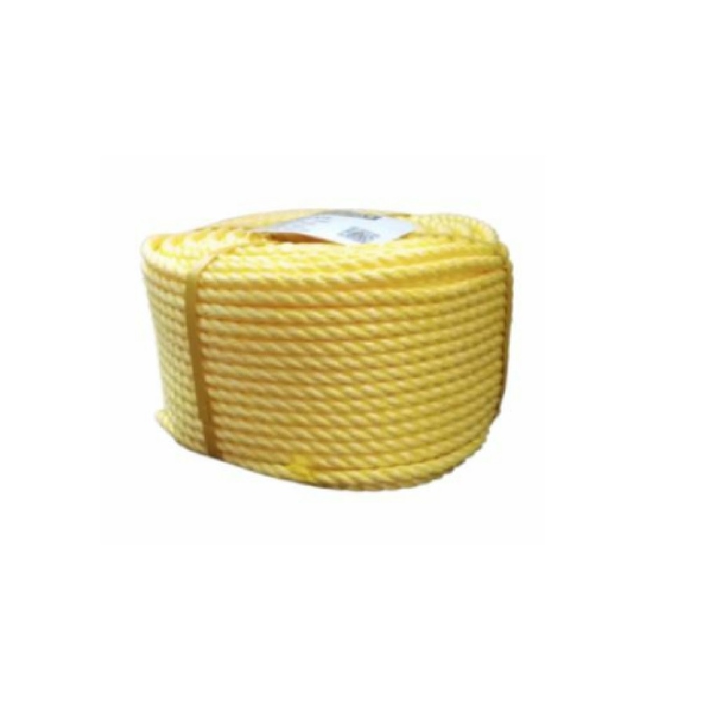 MECATE SINTETICO DE 3/8" C/AMARILLO (ROLLO 5 KG) (100 MTS) POR ROLLO REF. MPP-10-3/8 MARCA GENPAR