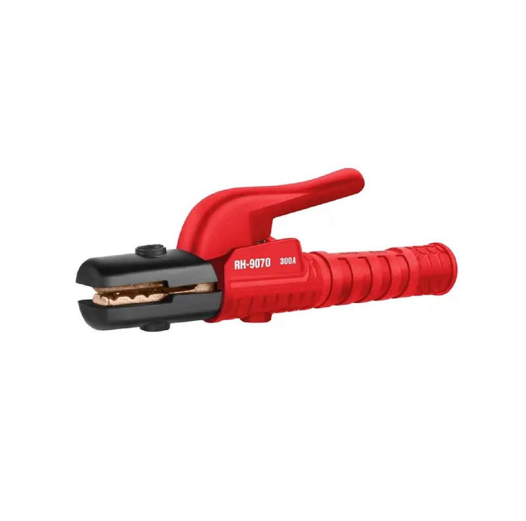 PINZA PORTA ELECTRODO HASTA 300 AMP MORDAZA DE HIERRO C/ COBRE REF. RH-9070 / 601408 MARCA RONIX