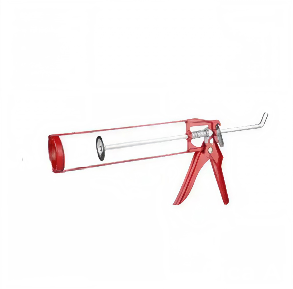 PISTOLA PARA CARTUCHO TUBO SILICON 9" COLOR ROJO REF. RH-4004 MARCA RONIX