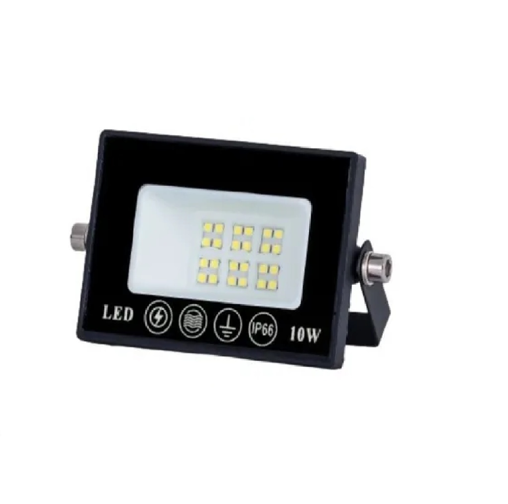 REFLECTOR LED 10W 6500K 1000LM 85 - 277V IP66 C/NEGRO OF016 REF. 001-002-OF0166500K010W MAFI