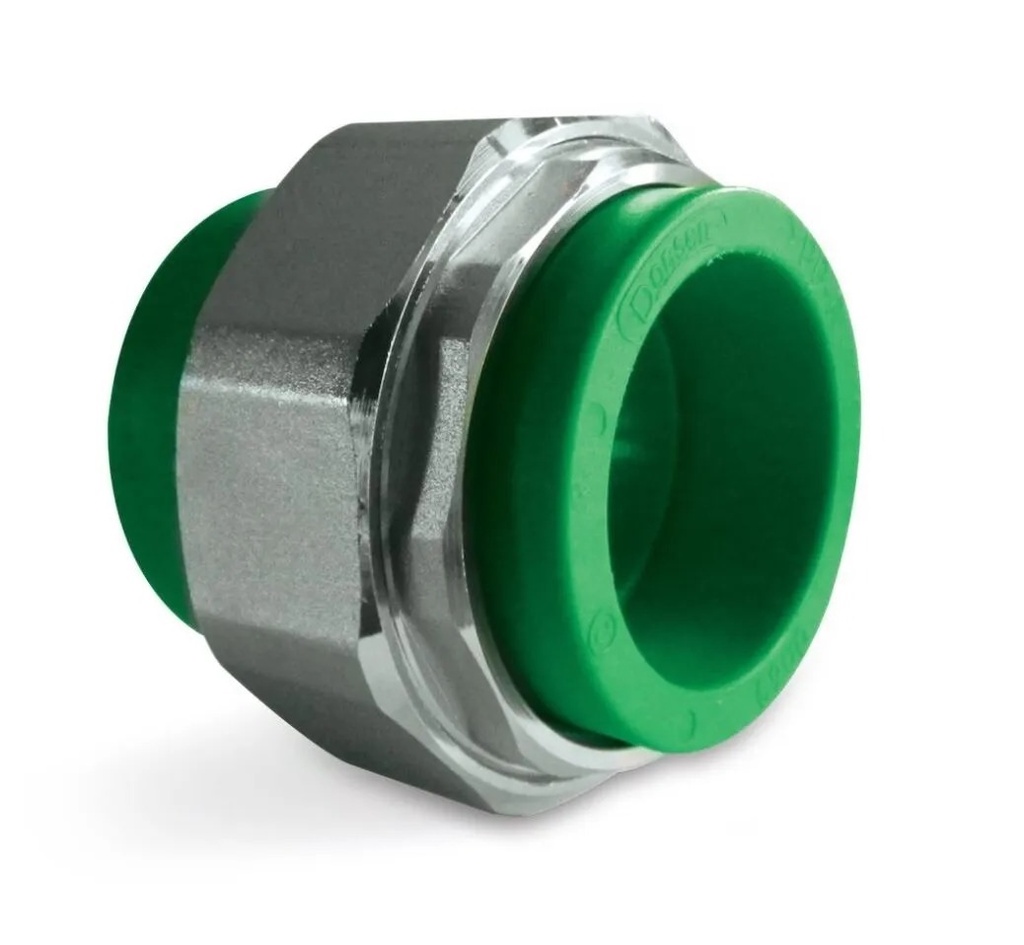 UNION UNIVERSAL LISA CON ROSCA DE BRONCE DE 20 MM REF. DSI401 MARCA DONSEN