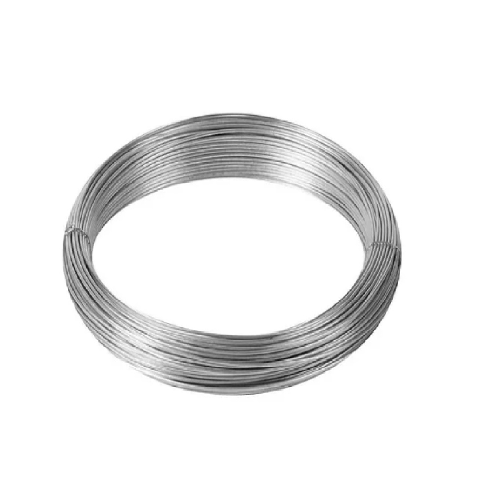 ALAMBRE DULCE GALVANIZADO LISO CAL. 17.5 ROLLO 820 GR (INF. ATADO 20 ROLLOS) REF. 000001 MARCA TEZZA