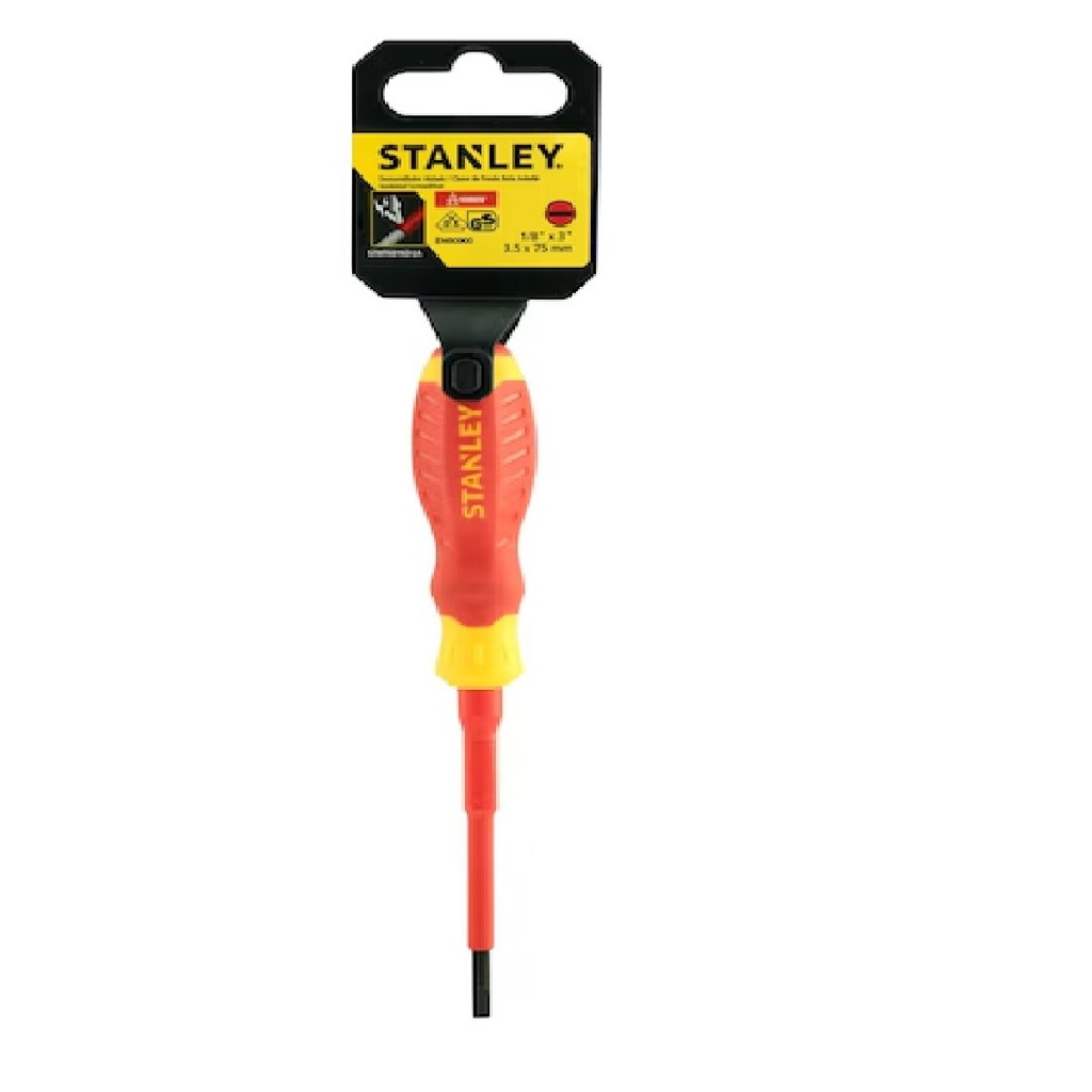 DESTORNILLADOR 1000 V AISLADO PLANO 5.5  X 125 MM REF. STMT60165-LA / 002579 MARCA STANLEY