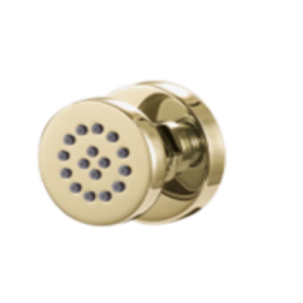DUCHA DIRECCIONAL PARA PISCINA REDONDA 1/2" SERIE ESSENTIAL D´OR / DORADO REF. NVGRI3711 NOVA