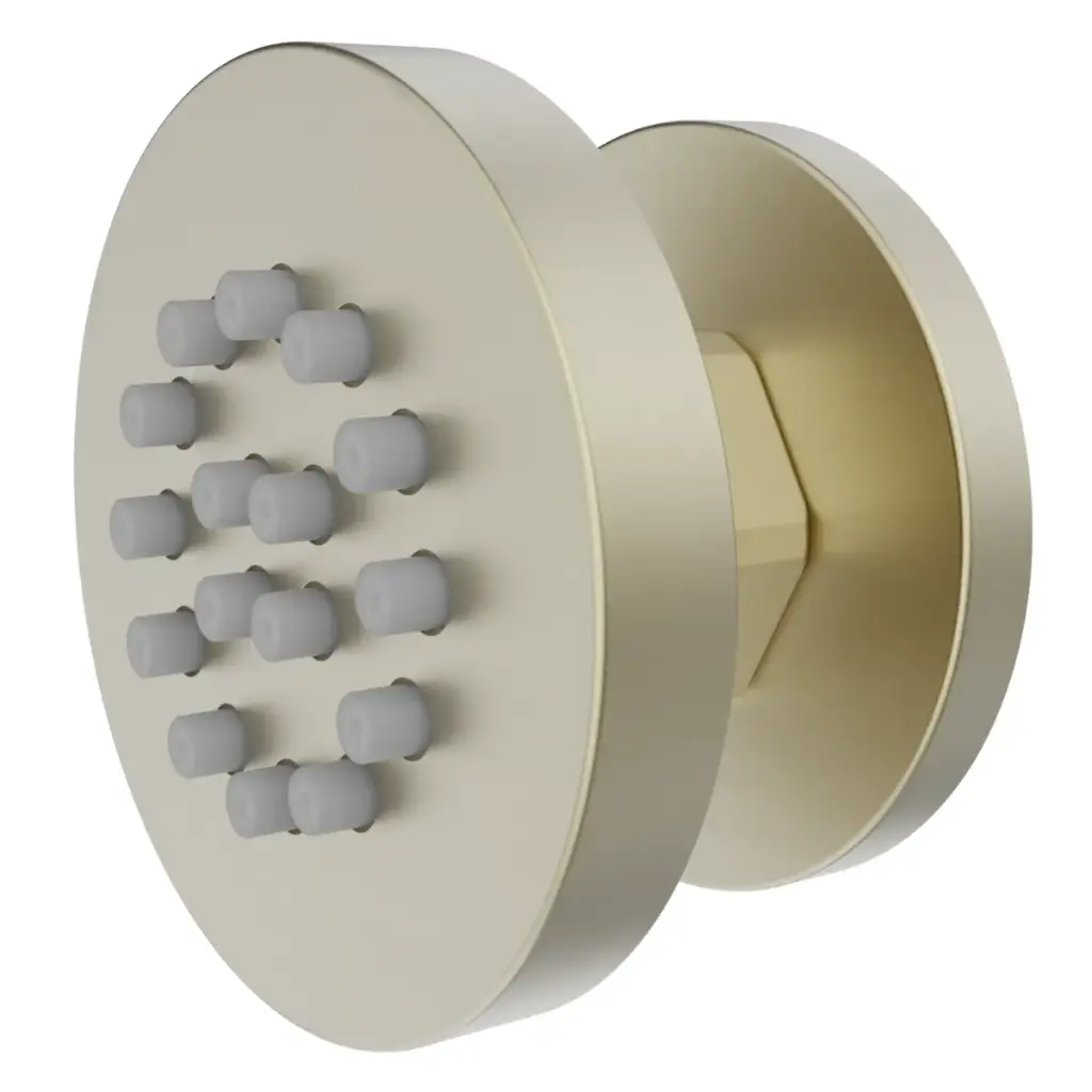 DUCHA DIRECCIONAL PARA PISCINA REDONDA 1/2" SERIE ESSENTIAL D´OR / DORADO REF. NVGRI3711 NOVA