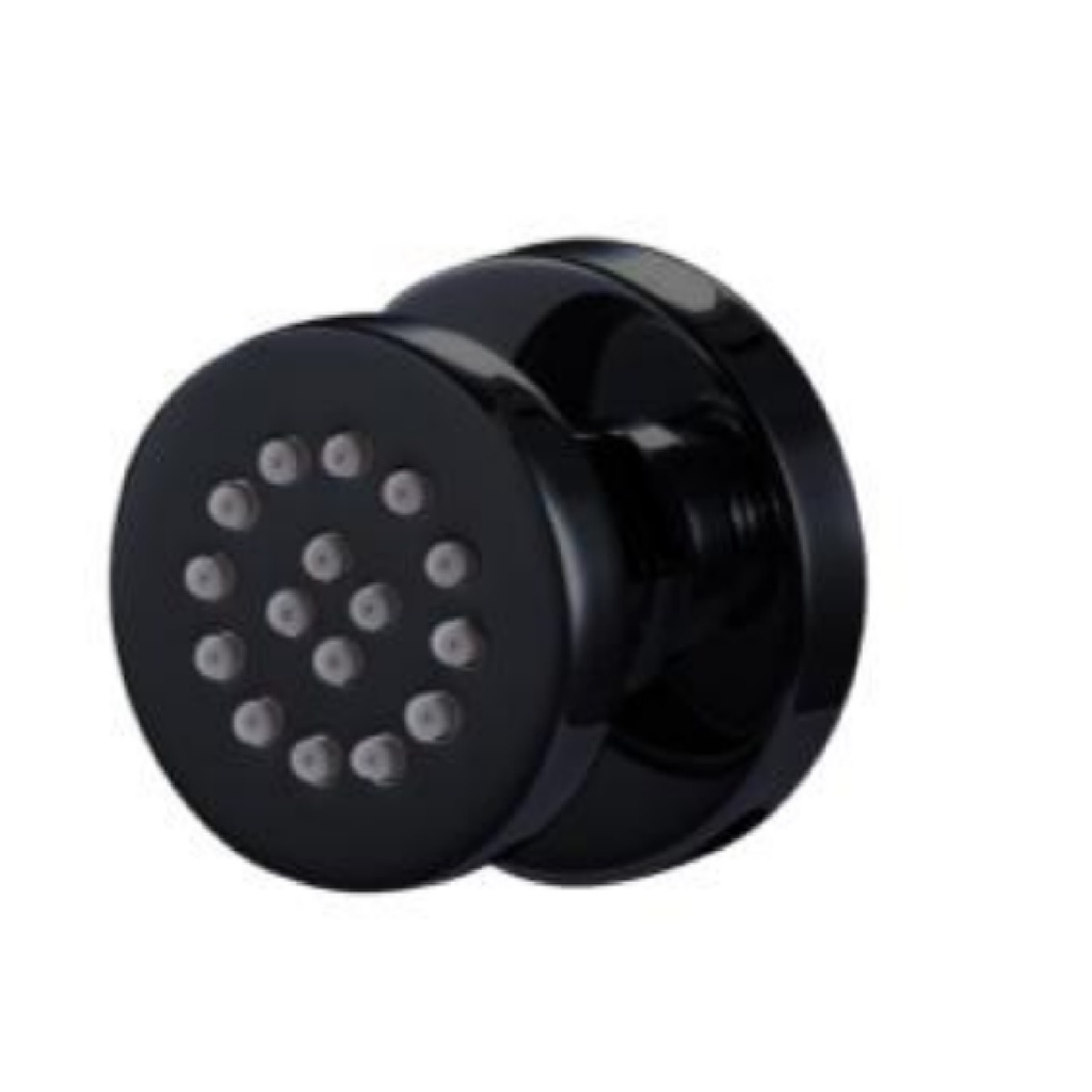 DUCHA DIRECCIONAL PARA PISCINA REDONDA 1/2" SERIE ESSENTIAL NOIR / NEGRO MATE REF. NVGRI3714 NOVA