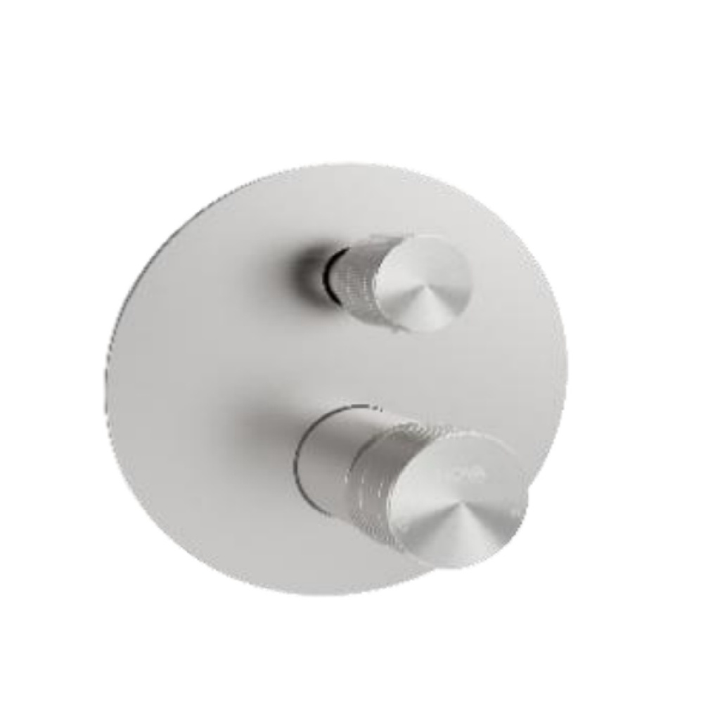 GRIFERIA MONOMANDO EMPOTRADO DE BAÑO DOS VIAS SERIE FUTURA BRUS RAD / CROM REF. NVGRI5625 MARCA NOVA