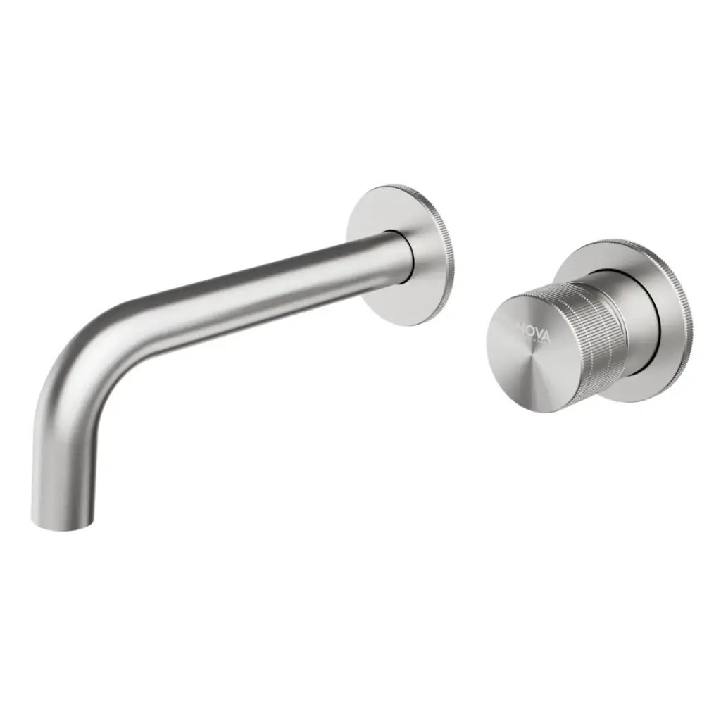 GRIFERIA MONOMANDO EMPOTRADO DE PARED SERIE FUTURA BRUSHED RAD / CROMADO REF. NVGRI5626 MARCA NOVA