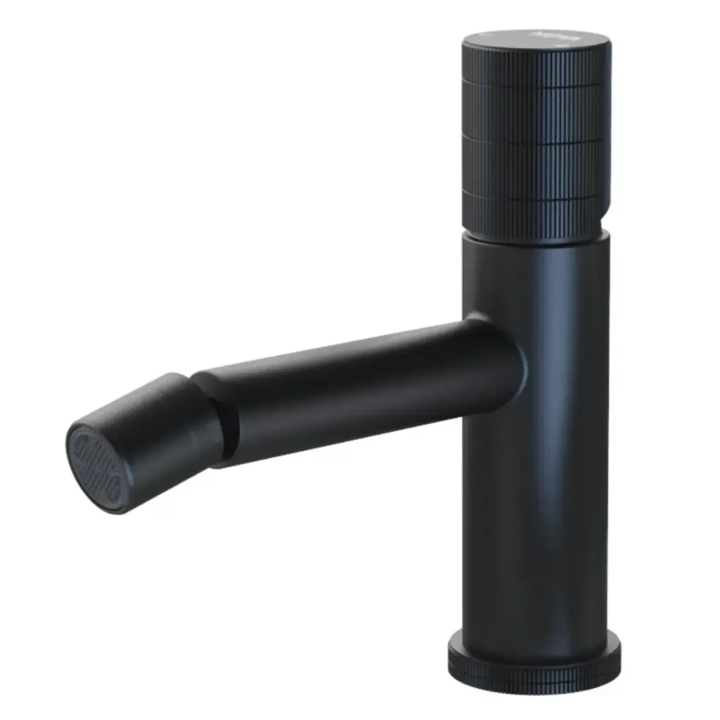 GRIFERIA MONOMANDO BIDE P/ LAVAMANO ACERO INOX SERIE NOIR RADIANCE / NEGRO MATE REF NVGRI5663 NOVA