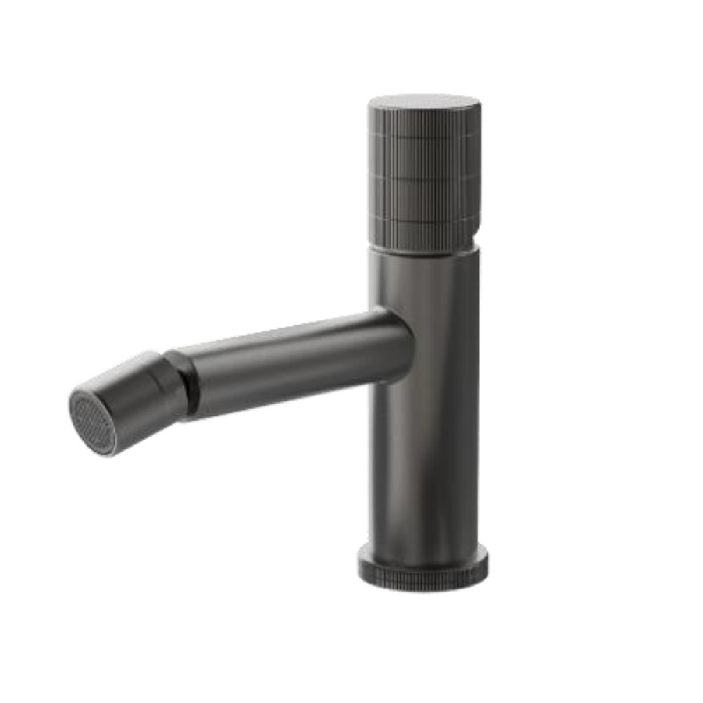 GRIFERIA MONOMANDO BIDE P/ LAVAMANO ACERO INOX SERIE ANTHRACITE RADIANCE / GRIS REF NVGRI5673 NOVA