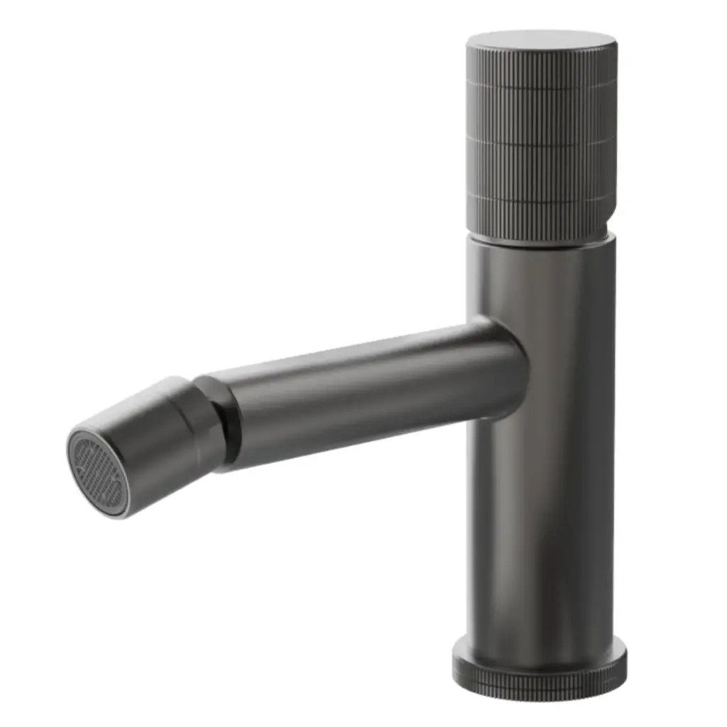 GRIFERIA MONOMANDO BIDE P/ LAVAMANO ACERO INOX SERIE ANTHRACITE RADIANCE / GRIS REF NVGRI5673 NOVA