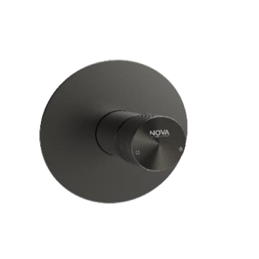 GRIFERIA MONOMANDO EMPOTRADO DE DUCHA SERIE FUTURA ANTHRACITE RAD / GRIS REF. NVGRI5674 MARCA NOVA