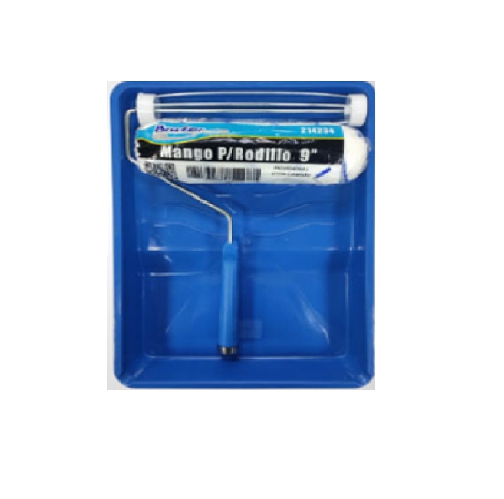 KIT PARA PINTAR 3 PZAS ( BANDEJA+ESQUELETO+FUNDA 9" ) REF. BFPINT3 / 214261 MARCA BRUFER