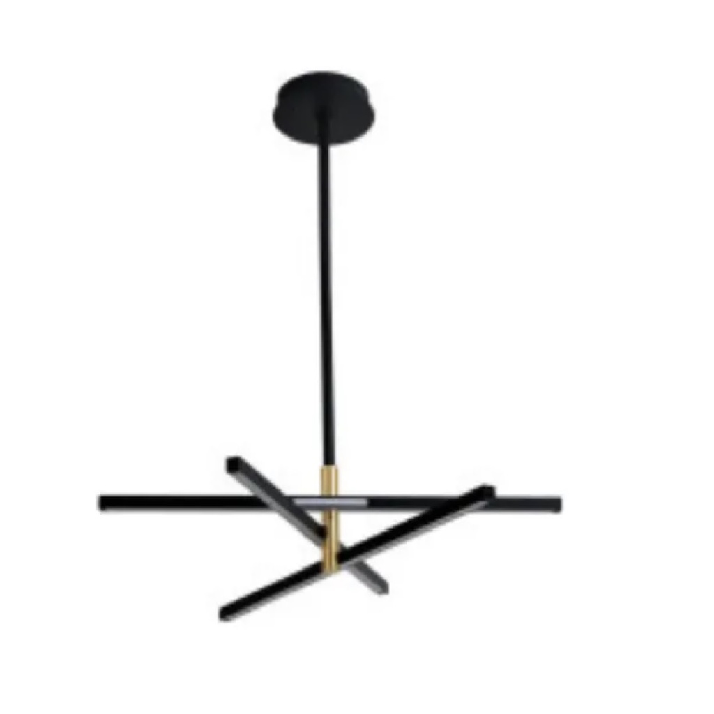 LAMPARA LED INTELIGENTE NOVA COLGANTE C/CR DIMERIZABLE 60W 2700K+6500K NEG/DOR REF. 005261 HEA LIGHT