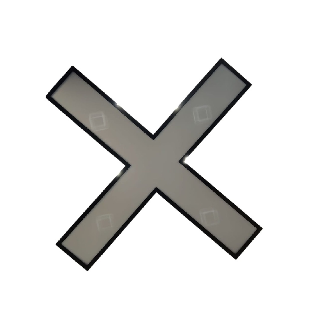 LAMPARA COLGANTE DE TECHO LED MOD. X 40 W 6500K 85 - 277V NEGRO REF 001-007-IL0066500K40W MARCA MAFI