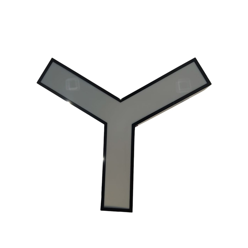 LAMPARA COLGANTE DE TECHO LED MOD. Y 32W 6500K 85 - 277V NEGRO REF 001-007-IT0276500K32W MARCA MAFI