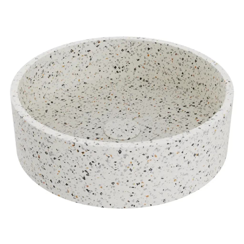 LAVAMANOS REDONDO DE SOBREPONER 39 CM ESSENZA ROUND SIGANTURE WHITE REF. NVLAV7816 MARCA NOVA
