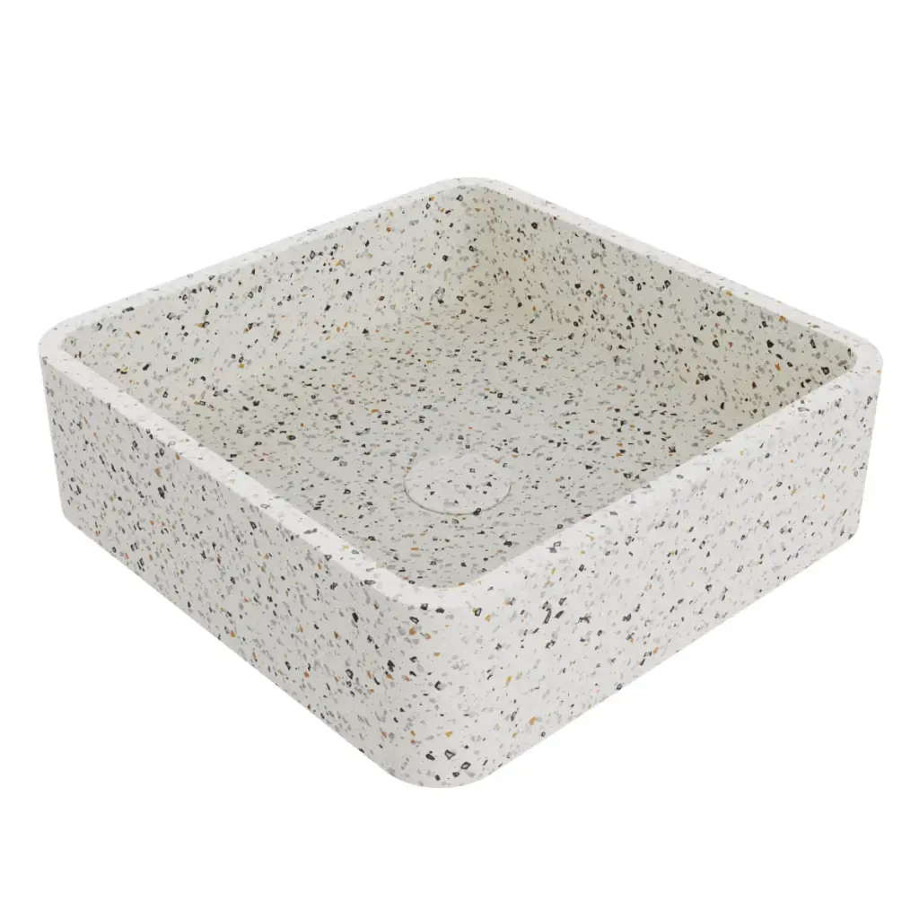 LAVAMANOS CUADRADO DE SOBREPONER 39 CM ESSENZA SQUARE SIGNATURE WHITE REF. NVLAV7822 MARCA NOVA