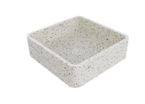 LAVAMANOS CUADRADO DE SOBREPONER 39 CM ESSENZA SQUARE SIGNATURE WHITE REF. NVLAV7822 MARCA NOVA