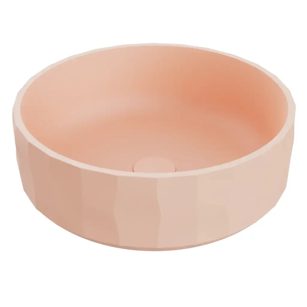 LAVAMANOS REDONDO DE SOBREPONER 42 CM UBI SIGANTURE CORAL REF. NVLAV7832 MARCA NOVA