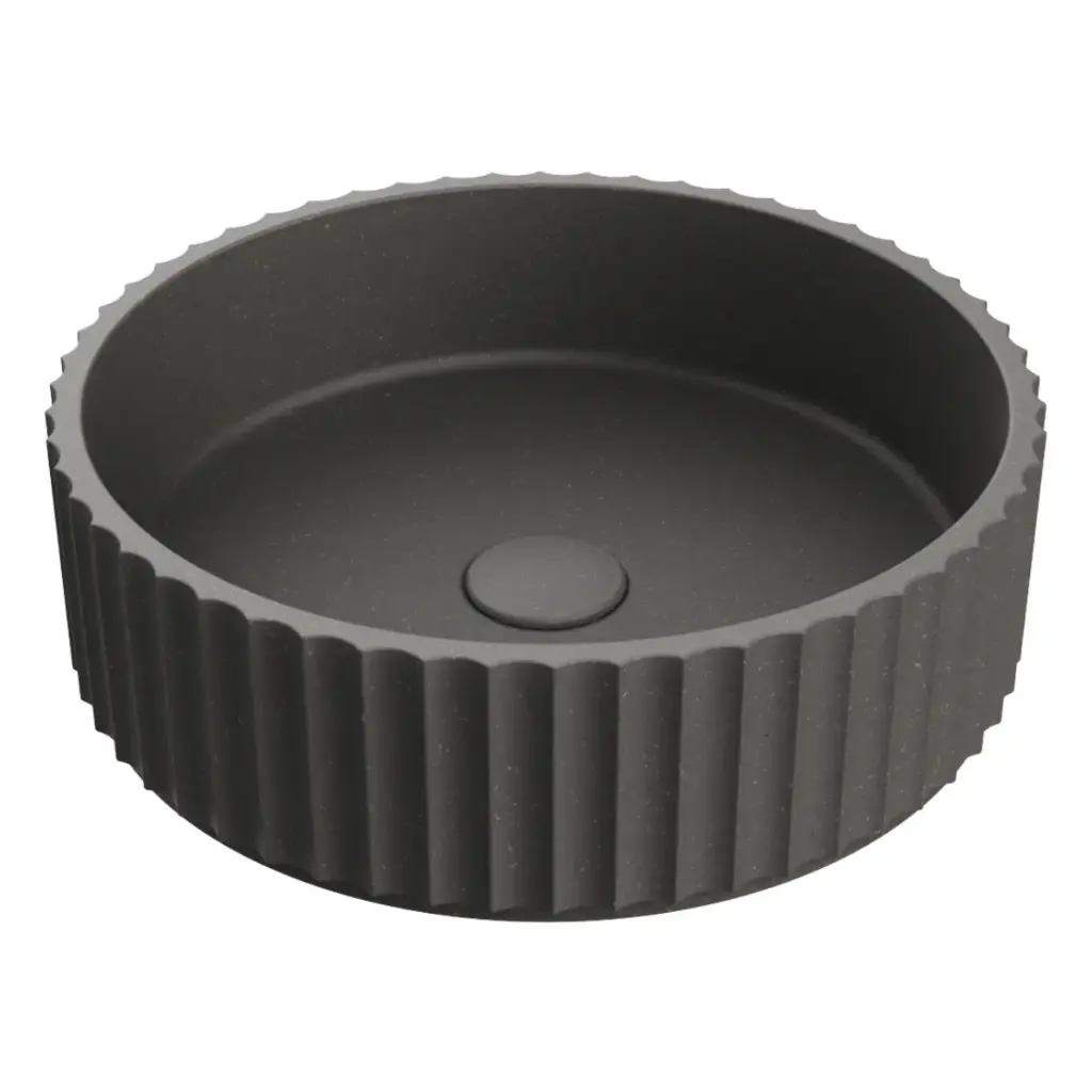 LAVAMANOS REDONDO DE SOBREPONER 40 CM ATHENS SIGNATURE BLACK REF. VLAV7862 MARCA NOVA