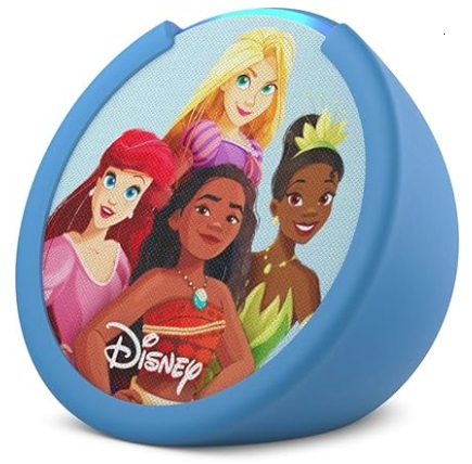 ALTAVOZ / CORNETA BLUETOOTH INTELIGENTE ALEXA ECHO POP KIDS DISNEY PRINCESAS MARCA ALEXA