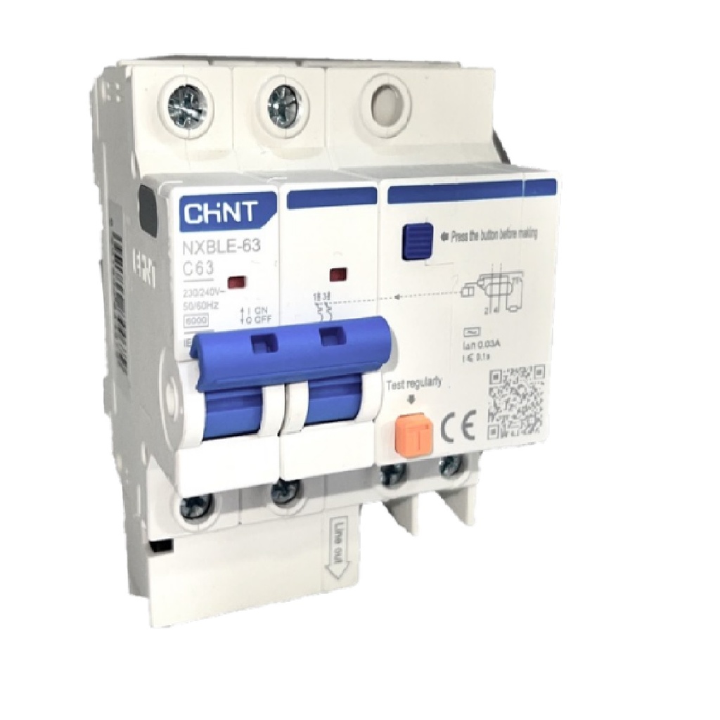 BREAKER DIFERENCIAL TERMOMAG. 2 P 230 V 30 AMP  CURVE MOD. NXBLE-63-2-C32 REF. 844648 MARCA CHINT