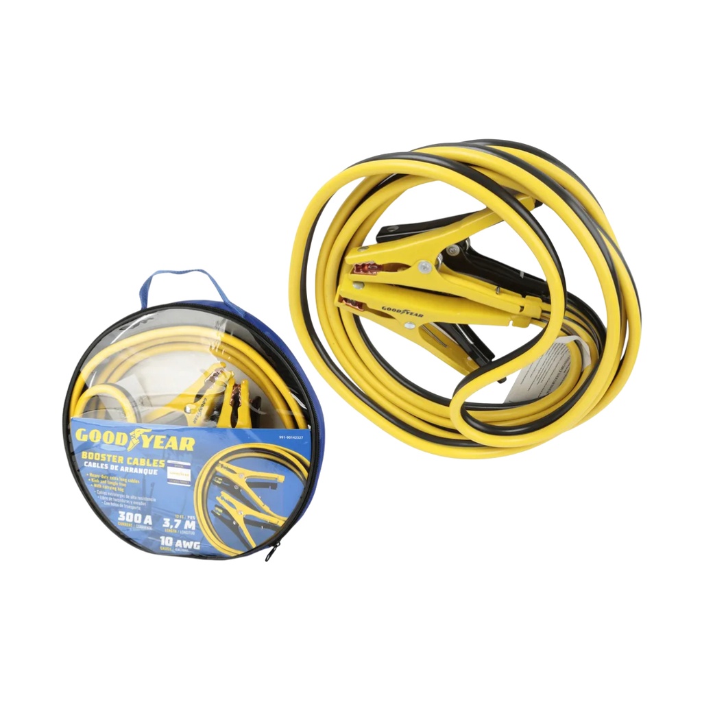 CABLES AUXILIARES DE BATERIA 3,7 MTS 300 AMP REF. 991-90142327 / 494792 MARCA GOOD YEAR