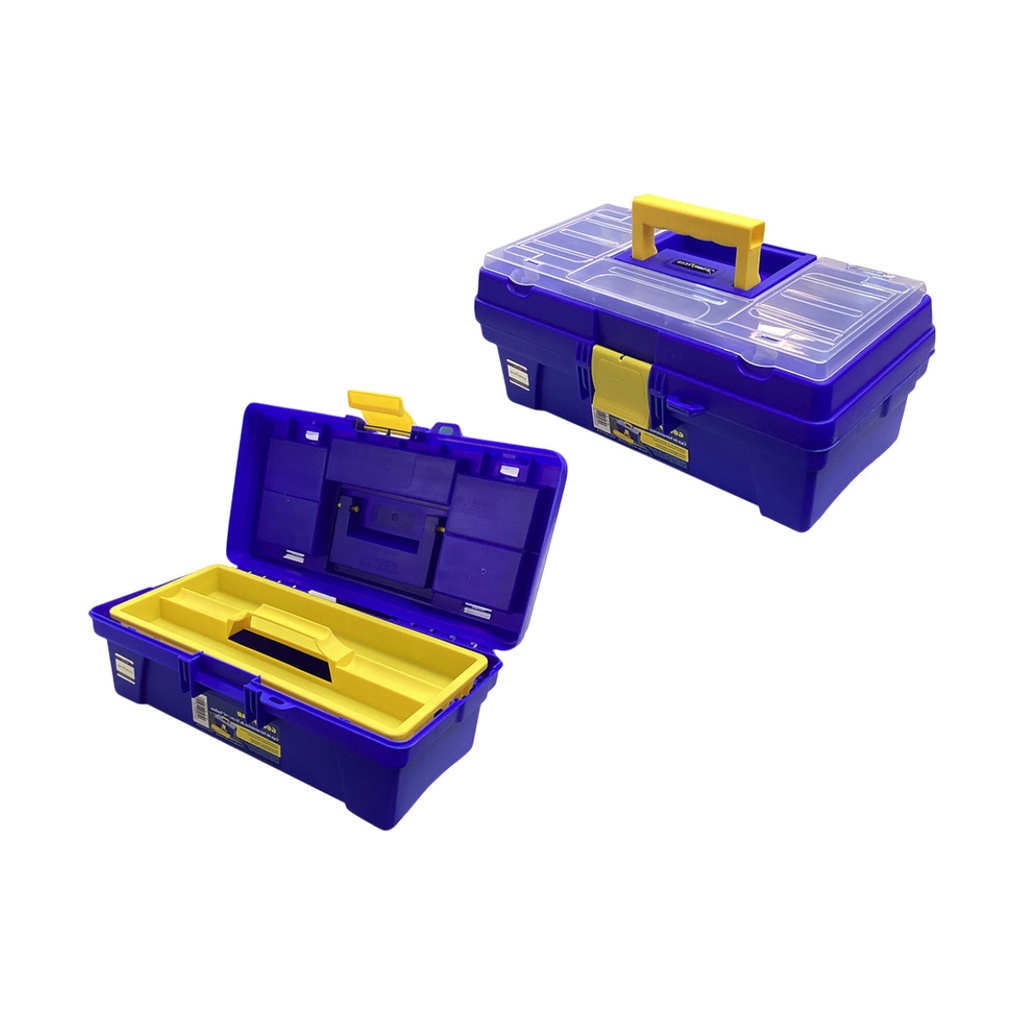 CAJA DE HERRAMIENTAS PLASTICA CON BANDEJA 14" REF. 991-GY9457 / 131157 MARCA GOOD YEAR