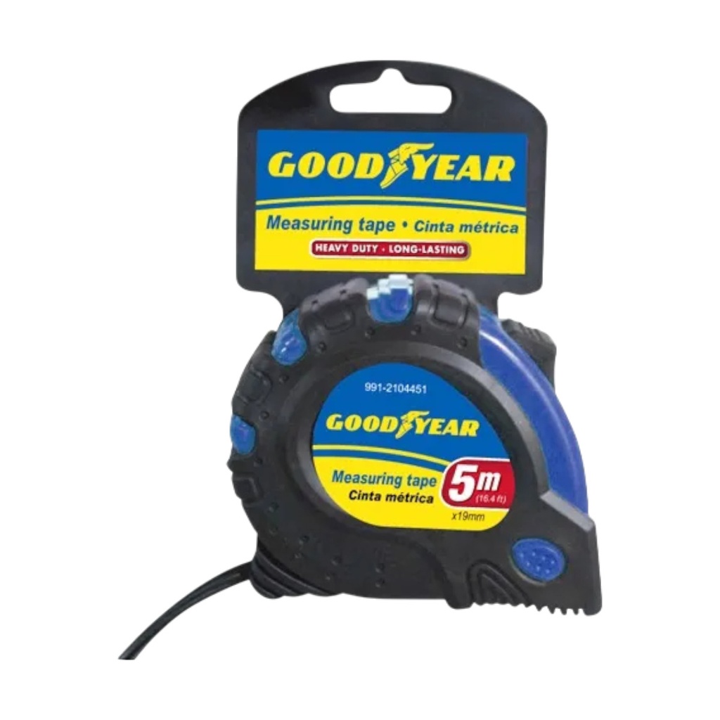 CINTA METRICA 19 MM X 5 MTS ANTIBLOQUEO REF. 991-2104451 / 044515 MARCA GOOD YEAR