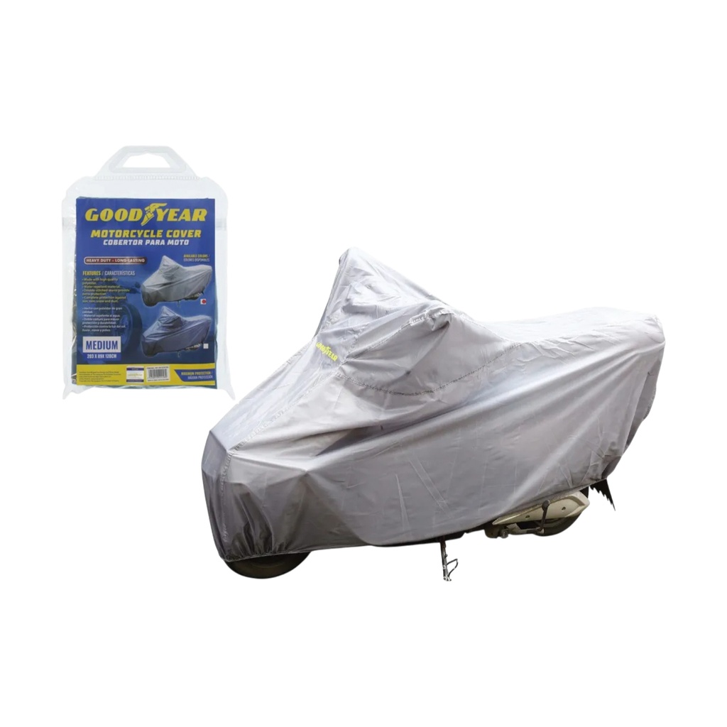 COBERTOR PARA MOTO XL 246  X 104 X 127 CM POLIESTER REF. 991-90143308G / 422603 MARCA GOOD YEAR