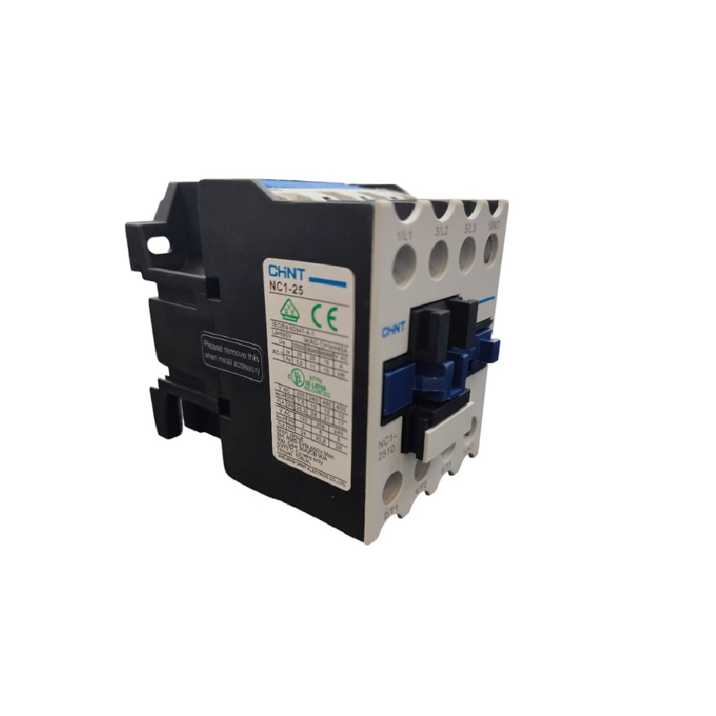 CONTACTOR SERIE NC1 220 V 50 A 60 HZ 3P 25 AMP REF. NC1-2510 COD. 221861 MARCA CHINT