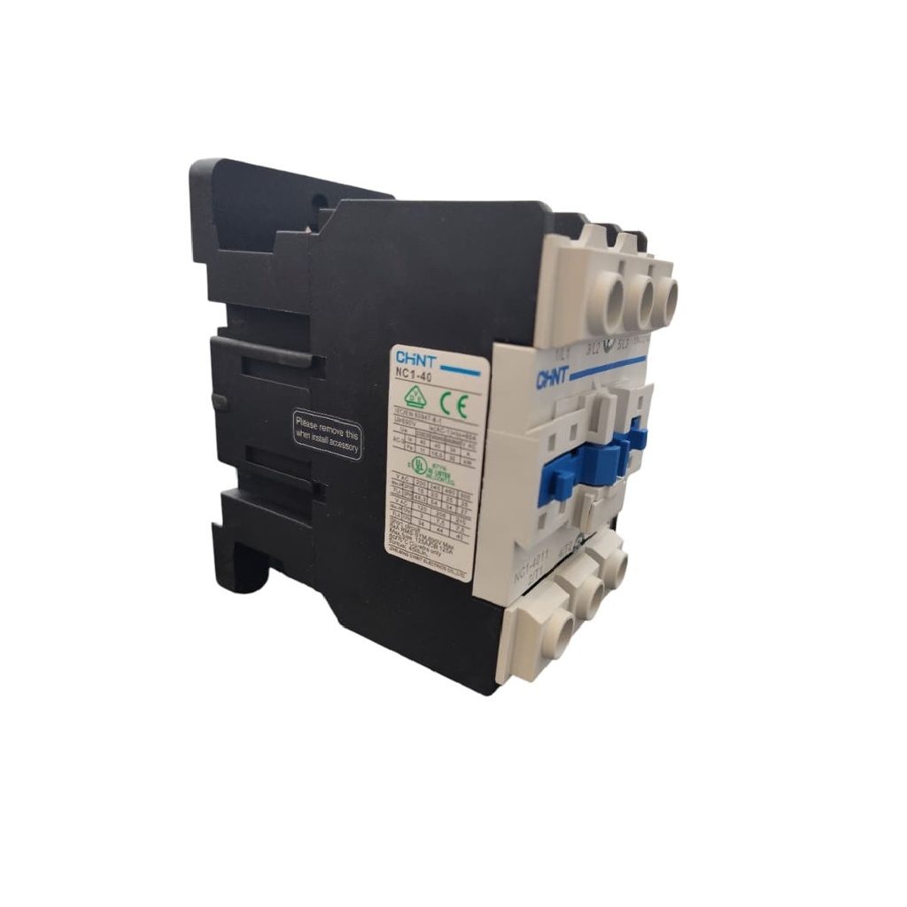 CONTACTOR SERIE NC1 220 V 50 A 60 HZ 3P 40 AMP REF. NC1-4011 / 20000140 COD. 222268 MARCA CHINT