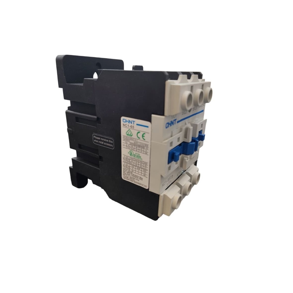 CONTACTOR SERIE NC1 220 V 50 A 60 HZ 3P 65 AMP REF. NC1-6511 COD. 222710 MARCA CHINT
