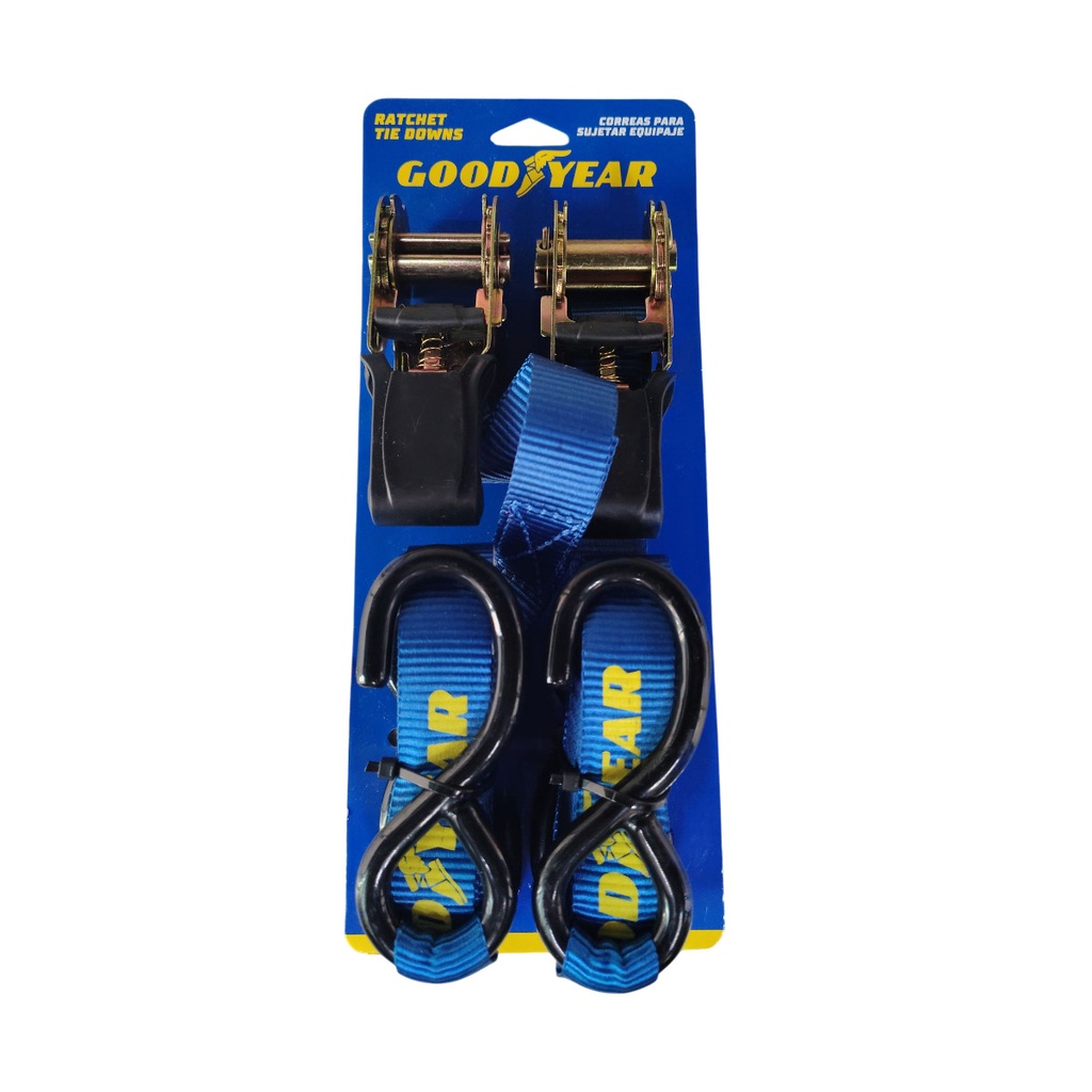 CORREA AMARRE C/RATCHET (CINCHO) DE 1" X 4.5 MTS HAST 226 KG 2UND REF 991-2305179 / 051795 GOOD YEAR