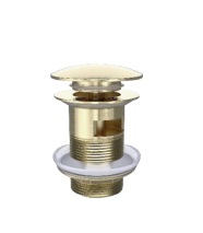 DESAGUE PARA LAVAMANO CON REBOSADERO NOIR ACERO INOX NOIR / D´OR REF. NVGRI9866 MARCA NOVA