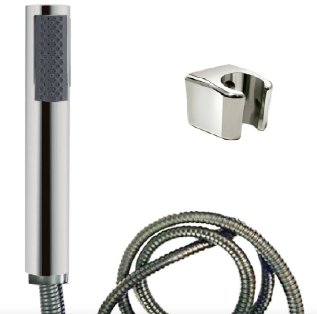 DUCHA TELEFONO TUBULAR DELUXE BRUSHED / CEPILLADO / SATINADO GRI-1034 MARCA BELT-G