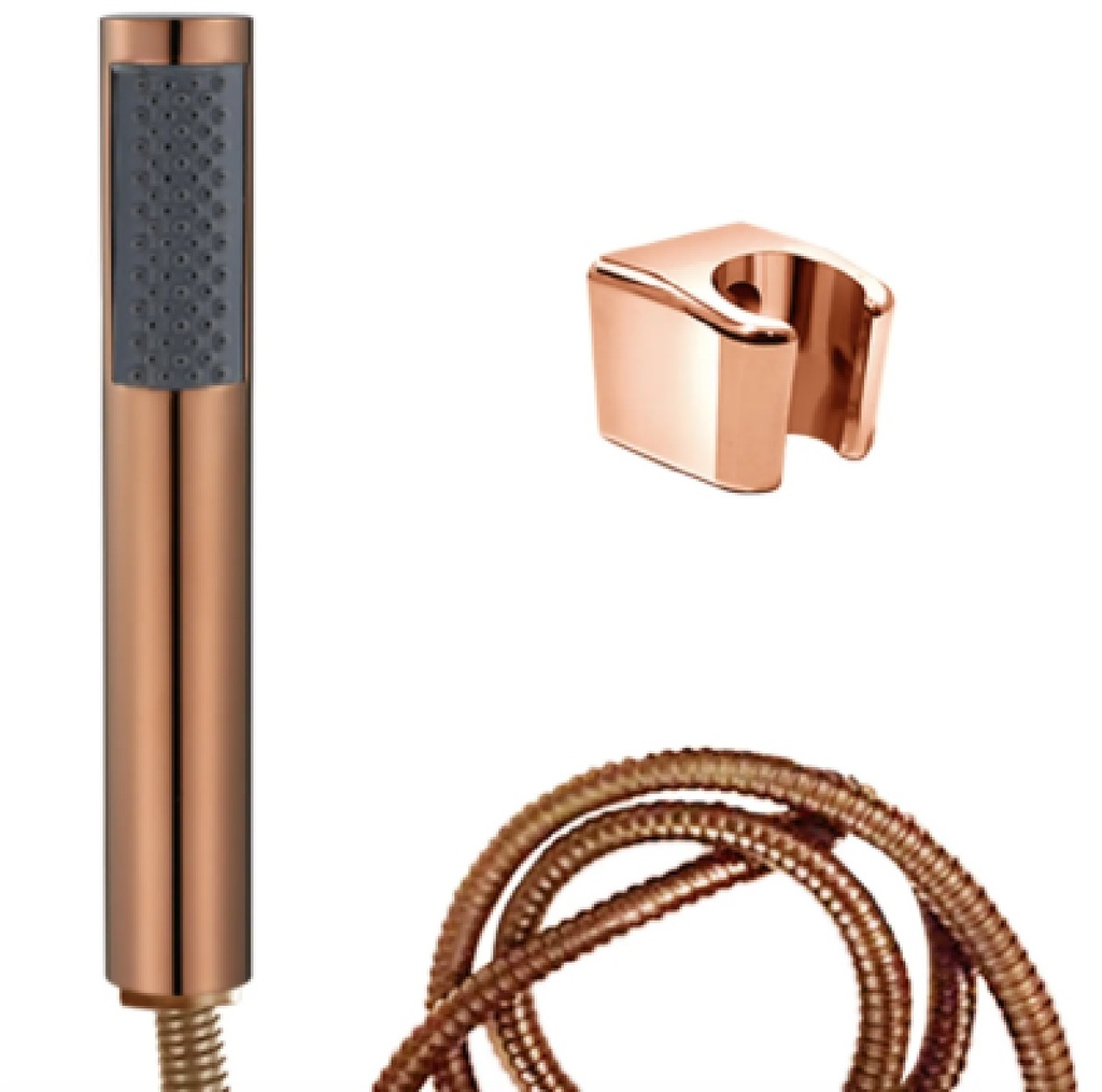 DUCHA TELEFONO TUBULAR DELUXE ROSE GOLD GRI-1036 MARCA BELT-G