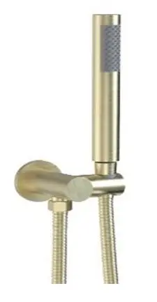 DUCHA TELEFONO DE MANO ACERO INOX SERIE KUBE GRI NOIR / D`ORO REF. NVGRI9876 MARCA NOVA