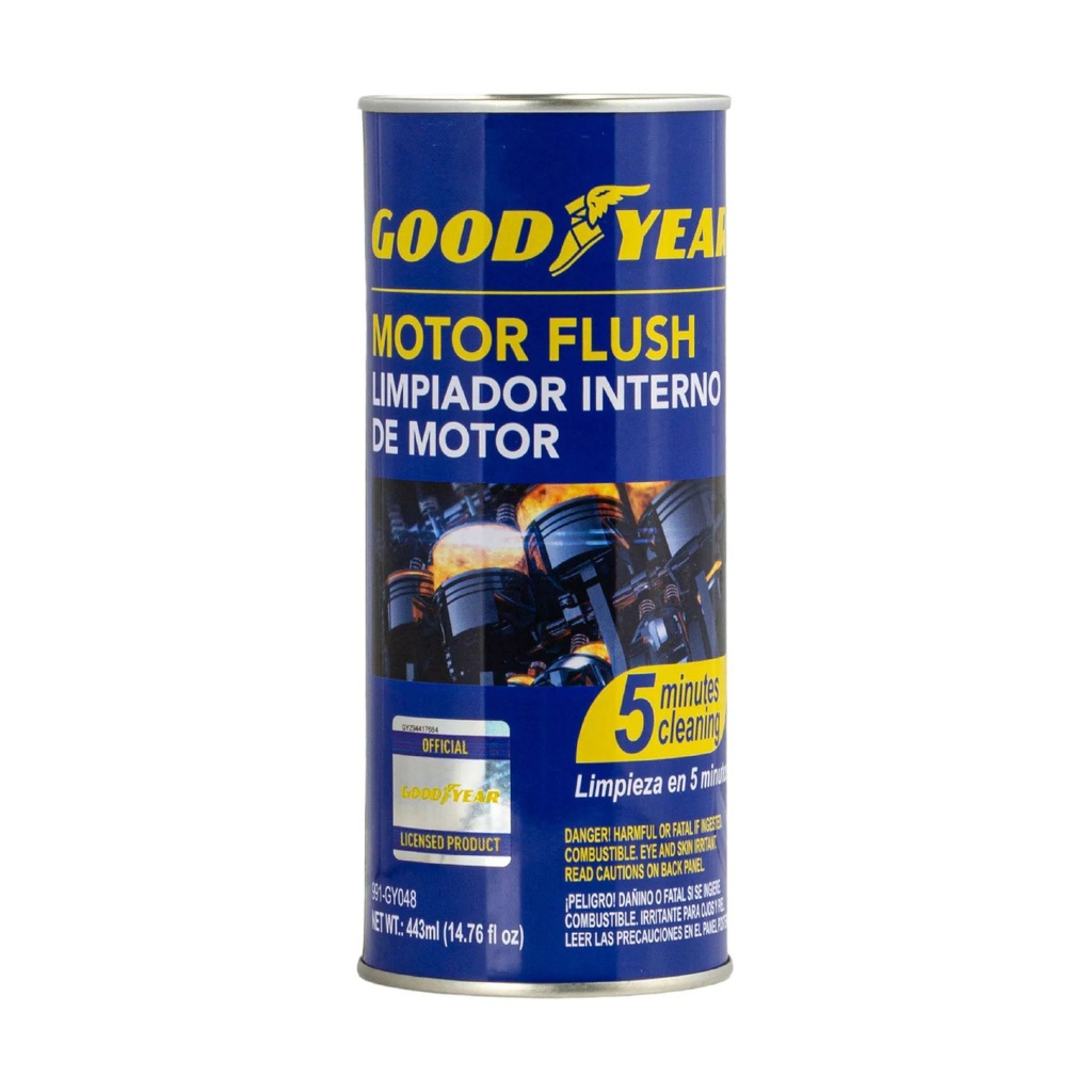 LIMPIADOR INTERNO DE MOTOR 5 MINUTOS 443ML REF. 991-GY048 / 065114 MARCA GOOD YEAR