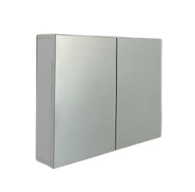 GABINETE CAPRI DE BAÑO 2 PUERTA CON ESPEJO RECTANG. 60 X 48 X 12 CM REF. 3700 COLOR BLANCO MARCA ECO