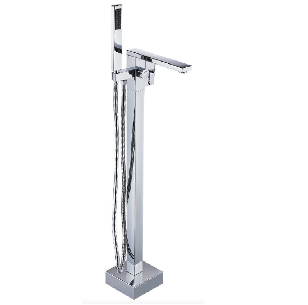 GRIFERIA DE PISO / PIE MONOMANDO PARA BAÑERA SQUARE REF. GRI-2244 MARCA BELT-G